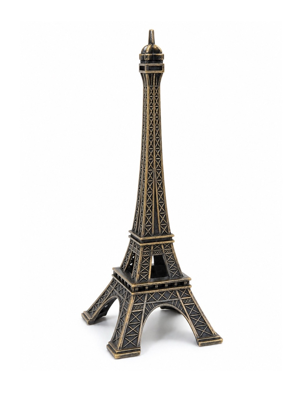 Eiffel Tower Miniature Statue - Antique Brass Finish